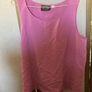 FINAL MARKDOWN Bob Mackie Pink Sleeveless Tank Top medium 

RA0617